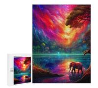 Rompecabezas 500 PCS para Adolescentes Enchanted Forest Reflections -3 Rompecabezas para Adolescentes Juegos Divertidos Ensamblaje De Patrones Ayuda Al Cerebro A Ejercitarse 500 PCS