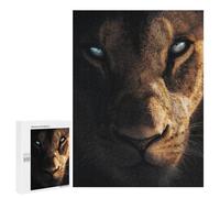 Rompecabezas 500 PCS para Adolescentes Eyes of The Lion Rompecabezas para Adultos Juego Práctico Regalo De Cumpleaños Regalo De Cumpleaños, Regalos, 500 PCS