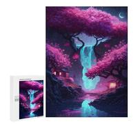 Rompecabezas 500 PCS para Adolescentes Fantasy Nature Japan 01 Rompecabezas Juego De Ingenio Aliviador De Estrés Desafiante para Completar 500 PCS