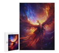 Rompecabezas 500 PCS para Adolescentes Fantasy Phoenix Bird Fire Rompecabezas para Adultos Juguete Decoración De Pared Difícil Difícil Desafiante De Completar 500 PCS