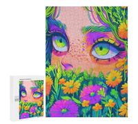 Rompecabezas 500 PCS para Adolescentes Floral Fusion Vibrant Artwork Rompecabezas Juegos Relajantes Mejora La Memoria Oferta como Regalos para Toda La Familia 500 PCS