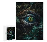 Rompecabezas 500 PCS para Adolescentes Forest Dragons Emerald Eye Rompecabezas Juegos Familiares Ensamblaje De Patrones Cumpleaños Y Navidad 500 PCS