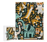 Rompecabezas 500 PCS para Adolescentes Forest Fiesta Paradise Rompecabezas DIY Juguetes Una Obra De Arte como Regalo para Toda La Familia 500 PCS
