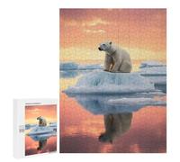 Rompecabezas 500 PCS para Adolescentes Frozen Majesty Polar Bear Rompecabezas DIY Juguetes Una Obra De Arte como Regalo para Toda La Familia 500 PCS