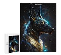 Rompecabezas 500 PCS para Adolescentes Galactic Anubis Cosmic Guardian Rompecabezas para Adultos Juegos Divertidos Una Obra De Arte Ayuda A Ejercitar El Cerebro 500 PCS