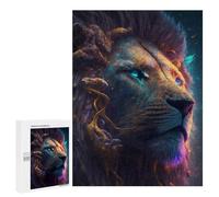 Rompecabezas 500 PCS para Adolescentes Galactic Lion Majesty -4 Rompecabezas para Adultos Juguete Decoración De Pared Difícil Difícil Desafiante De Completar 500 PCS