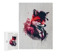 Rompecabezas 500 PCS para Adolescentes Gangster Fox Funny Rompecabezas para Adultos Juego Familiar Una Obra De Arte como Regalo para Toda La Familia 500 PCS