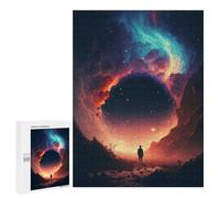 Rompecabezas 500 PCS para Adolescentes Gateway to The Cosmos Rompecabezas para Adultos Juegos De Relajación Vacaciones En Casa Matar El Tiempo 500 PCS