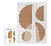 Rompecabezas 500 PCS para Adolescentes Geometric Traits 8 Rompecabezas para Adultos Juego Práctico Arte De Pared Desafiante De Completar 500 PCS