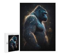 Rompecabezas 500 PCS para Adolescentes Gorilla Art Style 8 Rompecabezas para Adultos Juguetes DIY para La Diversión Familiar Ayuda A Ejercitar El Cerebro 500 PCS