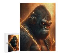 Rompecabezas 500 PCS para Adolescentes Gorilla Producer Rompecabezas para Adolescentes Juguetes DIY Decoración De Pared Ayuda A Ejercitar El Cerebro 500 PCS