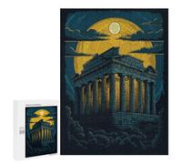 Rompecabezas 500 PCS para Adolescentes Greece Athens Travel Art Rompecabezas para Adultos Juego Práctico Pero Divertido Y Humorístico Regalo De Cumpleaños, Regalos, 500 PCS