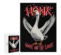 Rompecabezas 500 PCS para Adolescentes Honk Goose on The Loose Rompecabezas para Adultos Juego Práctico Regalo De Cumpleaños Regalo De Cumpleaños, Regalos, 500 PCS