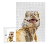 Rompecabezas 500 PCS para Adolescentes Iguana Selfie Rompecabezas para Adultos Juego Práctico Regalo De Cumpleaños Regalo De Cumpleaños, Regalos, 500 PCS