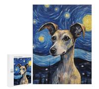Rompecabezas 500 PCS para Adolescentes Italian Greyhound Dog Rompecabezas para Adultos Juego Familiar Decoración del Hogar para Cumpleaños, Navidad 500 PCS
