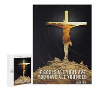 Rompecabezas 500 PCS para Adolescentes Jesus Christ Quote Rompecabezas para Adultos Juego Práctico Regalo De Cumpleaños Regalo De Cumpleaños, Regalos, 500 PCS