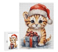 Rompecabezas 500 PCS para Adolescentes Jolly Puppy Tiger Rompecabezas para Adultos Juego Práctico Pero Divertido Y Humorístico para Cumpleaños, Navidad 500 PCS