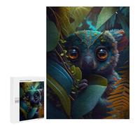 Rompecabezas 500 PCS para Adolescentes Jungle Whimsy A Colorful Creature Rompecabezas para Adultos Juego Familiar Decoración del Hogar para Cumpleaños, Navidad 500 PCS