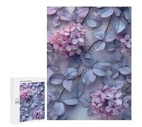 Rompecabezas 500 PCS para Adolescentes Lilac Flowers Vintage Rompecabezas para Adultos Juego Familiar Una Obra De Arte como Regalo para Toda La Familia 500 PCS