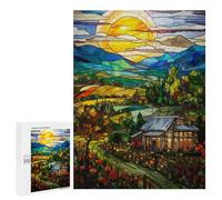Rompecabezas 500 PCS para Adolescentes Little Gardens by The Road Rompecabezas para Adultos Juego Práctico Decoración del Hogar Cumpleaños Y Navidad 500 PCS