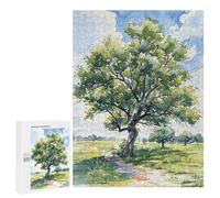 Rompecabezas 500 PCS para Adolescentes Lone Summer Tree Rompecabezas para Adultos Juego Práctico Pero Divertido Y Humorístico para Cumpleaños, Navidad 500 PCS