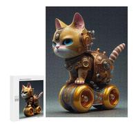 Rompecabezas 500 PCS para Adolescentes Lucky Cat Japan Art Rompecabezas para Adultos Juego Práctico Arte De Pared Desafiante De Completar 500 PCS
