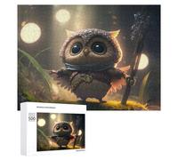 Rompecabezas 500 PCS para Adolescentes Magical Owl Guardian in Forest Rompecabezas para Adultos Juego Familiar Carrera De Velocidad De Manos Regalos para Reducir El Estrés 500 PCS