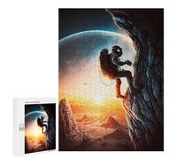 Rompecabezas 500 PCS para Adolescentes Man Climbing Mountain Rompecabezas para Adultos Juego Familiar Decoración del Hogar para Cumpleaños, Navidad 500 PCS