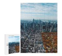 Rompecabezas 500 PCS para Adolescentes Manhattan Rompecabezas para Adultos Juego Familiar Decoración del Hogar para Cumpleaños, Navidad 500 PCS