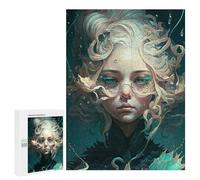 Rompecabezas 500 PCS para Adolescentes Mermaid Dreams Fantasy Art Rompecabezas para Adultos Juguete Decoración De Pared Difícil Difícil Desafiante De Completar 500 PCS