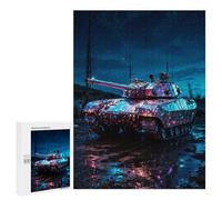 Rompecabezas 500 PCS para Adolescentes Military Might in The Mud Rompecabezas para Adultos Juguete Decoración De Pared Difícil Difícil Desafiante De Completar 500 PCS