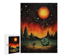 Rompecabezas 500 PCS para Adolescentes Monster Balloon Rompecabezas DIY Juguetes Una Obra De Arte como Regalo para Toda La Familia 500 PCS