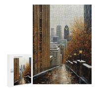 Rompecabezas 500 PCS para Adolescentes Montreal Charm Canada Rompecabezas para Adultos Juego Familiar Decoración del Hogar para Cumpleaños, Navidad 500 PCS