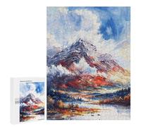 Rompecabezas 500 PCS para Adolescentes Mountain Majesty Rompecabezas para Adultos Juguetes De Bricolaje Análisis Y Lógica Trato como Regalos para Toda La Familia 500 PCS