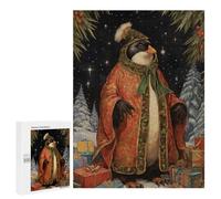 Rompecabezas 500 PCS para Adolescentes Native Xmas Penguin Rompecabezas para Adultos Juego Familiar Una Obra De Arte como Regalo para Toda La Familia 500 PCS