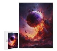 Rompecabezas 500 PCS para Adolescentes Nebula Explosion Rompecabezas para Adultos Juguete Decoración De Pared Difícil Difícil Desafiante De Completar 500 PCS