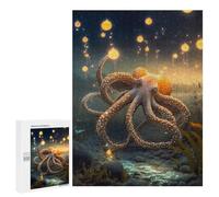 Rompecabezas 500 PCS para Adolescentes Octopus Imaginative Rompecabezas para Adultos Juguetes DIY para La Diversión Familiar Ayuda A Ejercitar El Cerebro 500 PCS