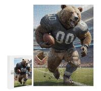 Rompecabezas 500 PCS para Adolescentes Old School Grizzly Footballer Rompecabezas para Adultos Juego Práctico Regalo De Cumpleaños Regalo De Cumpleaños, Regalos, 500 PCS