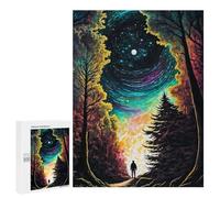 Rompecabezas 500 PCS para Adolescentes Paint The Silent Night Rompecabezas para Adultos Juego Práctico Regalo De Cumpleaños Regalo De Cumpleaños, Regalos, 500 PCS