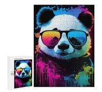 Rompecabezas 500 PCS para Adolescentes Panda Animal Popart Rompecabezas para Adultos Juego Familiar Una Obra De Arte como Regalo para Toda La Familia 500 PCS