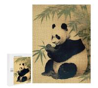 Rompecabezas 500 PCS para Adolescentes Panda Bamboo Japan Rompecabezas para Adultos Juego Práctico Decoración del Hogar Cumpleaños Y Navidad 500 PCS