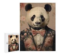 Rompecabezas 500 PCS para Adolescentes Panda Funny Animal Rompecabezas para Adolescentes Juguetes DIY Decoración De Pared Ayuda A Ejercitar El Cerebro 500 PCS