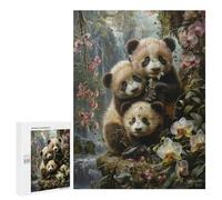 Rompecabezas 500 PCS para Adolescentes Panda Paradise Rompecabezas para Adultos Juguete Decoración De Pared Difícil Difícil Desafiante De Completar 500 PCS