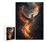 Rompecabezas 500 PCS para Adolescentes Phoenix in Flames Rompecabezas DIY Juguetes Una Obra De Arte como Regalo para Toda La Familia 500 PCS