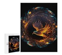 Rompecabezas 500 PCS para Adolescentes Phoenix Rise Mystic Artwork Rompecabezas para Adultos Juego Familiar Decoración del Hogar para Cumpleaños, Navidad 500 PCS