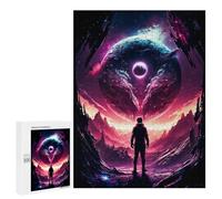 Rompecabezas 500 PCS para Adolescentes Pink Portal Rompecabezas para Adultos Juego Familiar Una Obra De Arte como Regalo para Toda La Familia 500 PCS