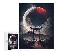 Rompecabezas 500 PCS para Adolescentes Planets in Fuji Mount Rompecabezas para Adultos Juego Familiar Decoración del Hogar para Cumpleaños, Navidad 500 PCS