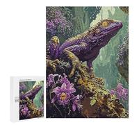 Rompecabezas 500 PCS para Adolescentes Purple Alien Monster Rompecabezas para Adultos Juego Práctico Decoración del Hogar Cumpleaños Y Navidad 500 PCS