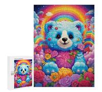 Rompecabezas 500 PCS para Adolescentes Rainbow Panda Paradise Rompecabezas para Adultos Juegos Relajantes Difícil Difícil Desafío Educativo 500 PCS