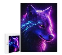 Rompecabezas 500 PCS para Adolescentes Retro White Wolf Rompecabezas para Adultos Juego Práctico Pero Divertido Y Humorístico Regalo De Cumpleaños, Regalos, 500 PCS